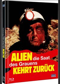 Alien - Die Saat des Grauens kehrt zurück (Limited Mediabook, Blu-ray+DVD, Cover B) (1980) [FSK 18] [Blu-ray] 