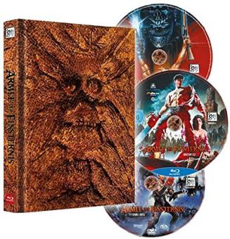 Die Armee der Finsternis - Tanz der Teufel 3 (Limited Wattiertes Mediabook, 3 Discs, 2 Blu-rays+DVD) (1992) [Blu-ray] 