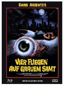 Vier Fliegen auf Grauem Samt (Limited Mediabook, Blu-ray+2 DVDs, Cover C) (1971) [FSK 18] [Blu-ray] 