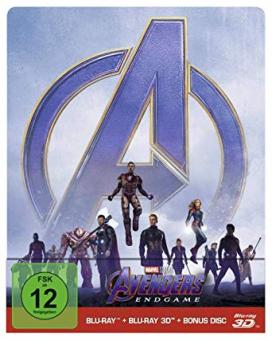 Avengers: Endgame (Limited Steelbook, 3D Blu-ray+2 Blu-ray's) (2019) [3D Blu-ray] 