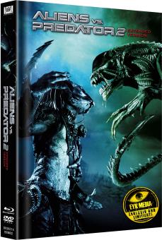 Aliens vs. Predator 2 (Extended Version, Limited Mediabook, Blu-ray+DVD, Cover B) (2007) [FSK 18] [Blu-ray] 
