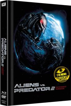 Aliens vs. Predator 2 (Extended Version, Limited Mediabook, Blu-ray+DVD, Cover C) (2007) [FSK 18] [Blu-ray] 