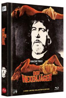 Der Hexenjäger (3 Disc Limited Mediabook, Blu-ray + 2 DVDs, Cover C) (1968) [FSK 18] [Blu-ray) 
