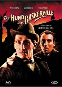 Der Hund von Baskerville (3 Disc Limited Mediabook, Blu-ray+DVD+CD, Cover A) (1959) [Blu-ray] 