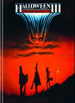 Halloween 3 - Season of the Witch (Limited Wattiertes Mediabook, 4K Ultra HD+Blu-ray, Cover F) (1982) [4K Ultra HD] 
