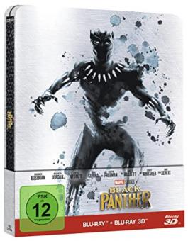 Black Panther (Limited Steelbook, 3D Blu-ray+Blu-ray) (2018) [3D Blu-ray] 