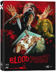 Blood Feast (Limited Mediabook, Blu-ray+DVD) (1963) [FSK 18] [Blu-ray] [Gebraucht - Zustand (Sehr Gut)] 
