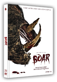 Boar (3 Disc Limited Mediabook, Blu-ray+DVD, Cover A) (2016) [FSK 18] [Blu-ray] [Gebraucht - Zustand (Sehr Gut)] 