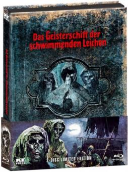Das Geisterschiff der schwimmenden Leichen (Limited Wattiertes Mediabook, Blu-ray+DVD) (1974) [FSK 18] [Blu-ray] 