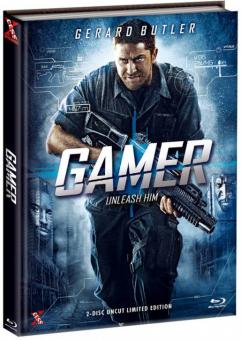 Gamer (Limited Mediabook, Blu-ray+DVD, Extended Version, Cover A) (2009) [FSK 18] [Blu-ray] 