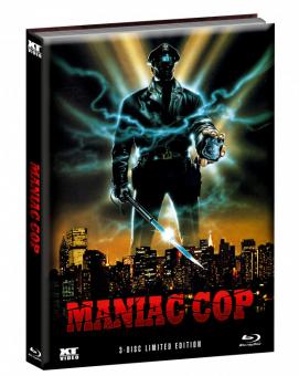 Maniac Cop (Limited Wattiertes Mediabook, Blu-ray+2 DVDs) (1988) [Blu-ray] 