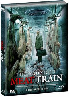 Midnight Meat Train (Unrated Director's Cut,Wattiertes Mediabook, DVD+Blu-ray, Cover B) (2008) [FSK 18] [Blu-ray] 