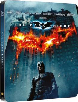 Batman - The Dark Knight (2 Disc Limited Steelbook) (2008) [UK Import mit dt. Ton] [Blu-ray] 