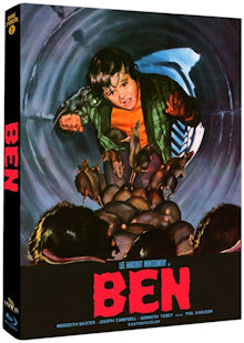 Ben - Aufstand der Ratten (Limited Mediabook, Cover B) (1972) [Blu-ray] 