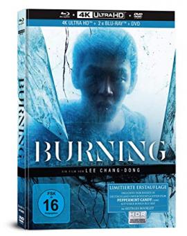 Burning (4 Disc Limited Mediabook, 4K Ultra HD+2 Blu-ray's+DVD) (2018) [4K Ultra HD] 