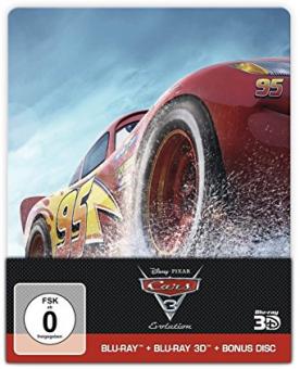 Cars 3: Evolution (Limited Steelbook, 3D Blu-ray+2 Blu-ray's) (2017) [3D Blu-ray] 