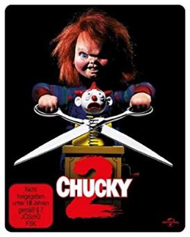 Chucky 2 - Die Mörderpuppe ist zurück (Steelbook, Uncut) (1990) [FSK 18] [Blu-ray] [Gebraucht - Zustand (Gut)] 