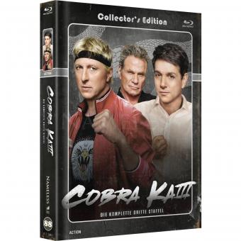 Cobra Kai (Limited Mediabook, Staffel 3, 2 Blu-ray's+2 DVDs, Cover B) (2018) [Blu-ray] 