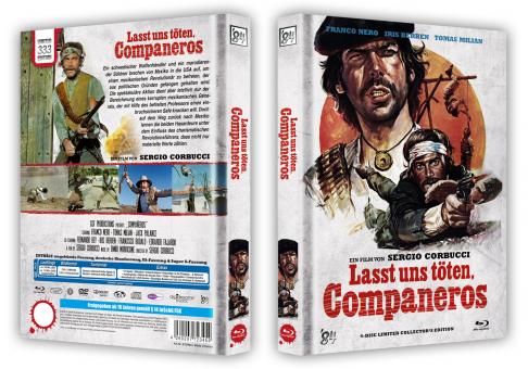 Lasst uns töten, Companeros (4 Disc Limited Mediabook, Blu-ray+DVD+Soundtrack-CD, Cover A) (1970) [Blu-ray] 
