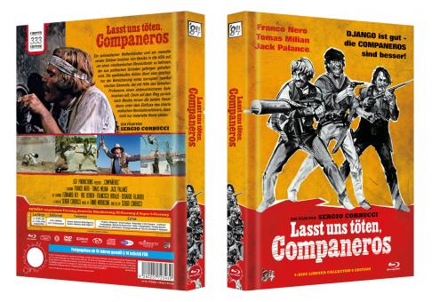 Lasst uns töten, Companeros (4 Disc Limited Mediabook, Blu-ray+DVD+Soundtrack-CD, Cover C) (1970) [Blu-ray] 