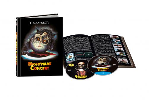 Nightmare Concert (Limited Mediabook, Blu-ray+DVD, Cover A) (1990) [FSK 18] [Blu-ray] [Gebraucht - Zustand (Sehr Gut)] 