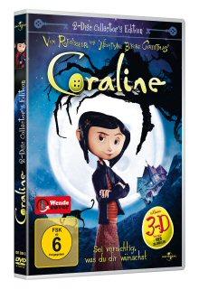 Coraline (Collector's Edition, 2 DVDs, inkl. 3D Version mit Brillen) (2009) 