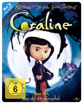 Coraline (Steelbook) (2009) [Blu-ray] 