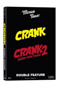 Crank 1+2 (Double Feature, Limited Mediabook, 2 Discs, Cover D) [FSK 18] [Blu-ray] 