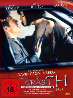 Crash (Limited Mediabook, Blu-ray+DVD, Cover Classic) (1996) [FSK 18] [Blu-ray] 