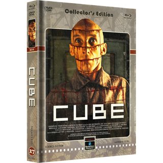 Cube (Limited Mediabook, Blu-ray+DVD, Cover D) (1997) [Blu-ray] 