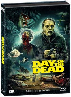 Day of the Dead (Limited Wattiertes Mediabook, Blu-ray+2 DVDs, Cover A) (1985) [FSK 18] [Blu-ray] 