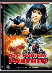 Der tödliche Panther (Lethal Panther) (Limited Mediabook, Blu-ray+DVD, Cover A) (1990) [FSK 18] [Blu-ray] 