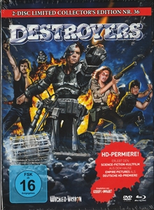 Destroyers (Limited Mediabook, Blu-ray+DVD, Cover A) (1986) [Blu-ray] 