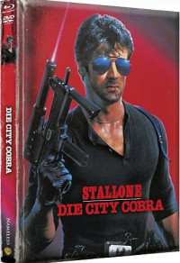 Die City Cobra (Uncut, Limited Wattiertes Mediabook, Blu-ray+DVD) (1986) [FSK 18] [Blu-ray] 