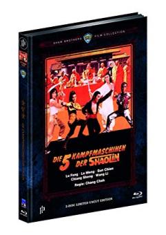 Die 5 Kampfmaschinen der Shaolin (Limited Mediabook, Blu-ray+DVD, Cover B) (1979) [Blu-ray] 