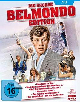 Die große Belmondo-Edition (6 Discs) [Blu-ray] 