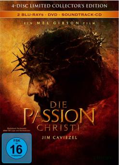 Die Passion Christi (4 Disc Limited Mediabook, Blu-ray+DVD) (2004) [Blu-ray] 
