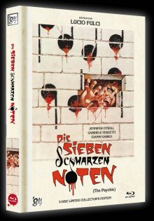 Die Sieben schwarzen Noten (The Psychic) (3 Disc Limited Mediabook, Blu-ray+2 DVDs) (1977) [FSK 18] [Blu-ray] [Gebraucht - Zustand (Sehr Gut)] 