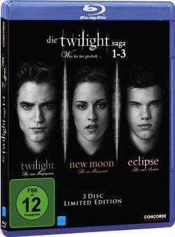 Twilight Saga 1 -3: Was bis(s)her geschah (Limited Edition inkl. Sammelkarte) [Blu-ray] 