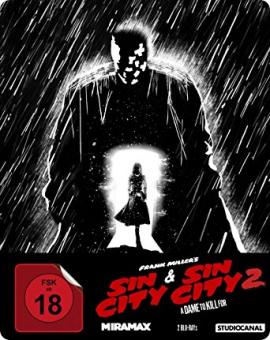 Sin City 1 & 2 - Steelbook (2 Discs) [FSK 18] [Blu-ray] 