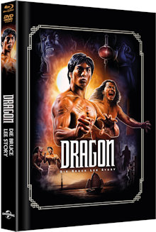 Dragon - Die Bruce Lee Story (Limited Mediabook, Blu-ray+DVD, Artwork Cover) (1993) [FSK 18] [Blu-ray] 