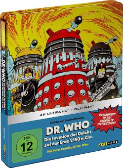 Dr. Who: Die Invasion der Daleks auf der Erde 2150 n. Chr. (Limited Steelbook Edition, 4K Ultra HD+Blu-ray) (1966) [4K Ultra HD] 