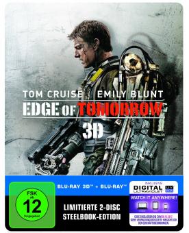 Edge of Tomorrow - Live.Die.Repeat (2 Disc Steelbook, Blu-ray+3D Blu-ray) (2014) [3D Blu-ray] 