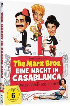 Die Marx Brothers - Eine Nacht in Casablanca (Limited Mediabook, Blu-ray+DVD) (1946) [Blu-ray] 