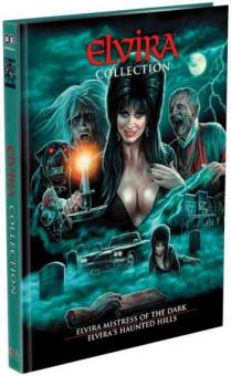 Elvira 1&2 Collection (4 Discs Limited Mediabook, Blu-ray+DVD, Cover A) [Blu-ray] 