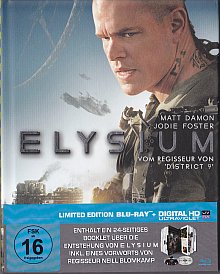 Elysium (Limited Mediabook, 2 Disc) (2013) [Blu-ray] [Gebraucht - Zustand (Sehr Gut)] 