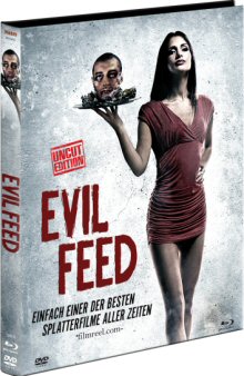 Evil Feed (Limited Uncut Mediabook, Blu-ray+DVD, Cover A) (2013) [FSK 18] [Blu-ray] 