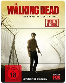 The Walking Dead - Die komplette vierte Staffel (Uncut, Extended Version, Steelbook) [FSK 18] [Blu-ray] 
