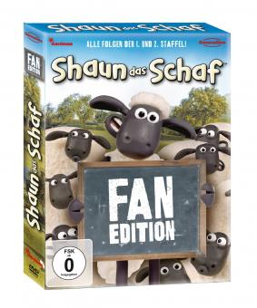 Shaun das Schaf - Fan Edition (1. und 2. Staffel, 4 DVDs) 