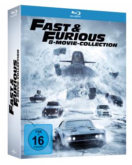 Fast & Furious - 8-Movie-Collection (8 Discs) [Blu-ray] 
